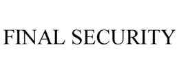 FINAL SECURITY