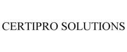 CERTIPRO SOLUTIONS