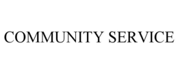COMMUNITY SERVICE