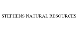 STEPHENS NATURAL RESOURCES