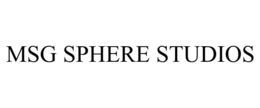 MSG SPHERE STUDIOS