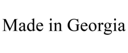 MADE IN GEORGIA