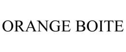 ORANGE BOITE