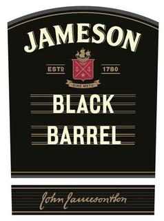 JAMESON ESTD 1780 SINE METU BLACK BARRELJOHN JAMESON ANDSON