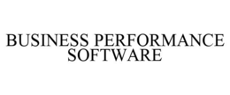 BUSINESS PERFORMANCE SOFTWARE