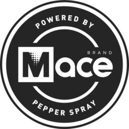 POWERED BY MACE BRAND PEPPER SPRAY