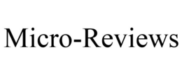 MICRO-REVIEWS