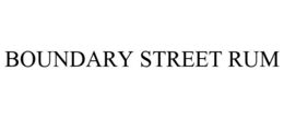 BOUNDARY STREET RUM