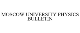 MOSCOW UNIVERSITY PHYSICS BULLETIN