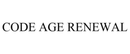 CODE AGE RENEWAL