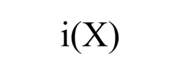 I(X)