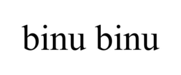 BINU BINU
