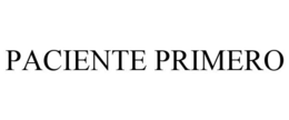 PACIENTE PRIMERO