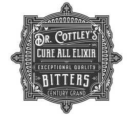 DR. COTTLEY'S HPC CURE ALL ELIXIR EXCEPTIONAL QUALITY BITTERS CENTURY GRAND