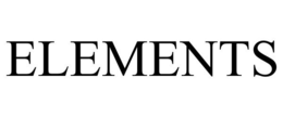 ELEMENTS