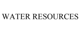 WATER RESOURCES