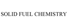 SOLID FUEL CHEMISTRY
