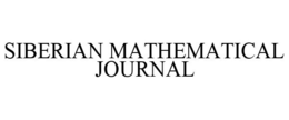 SIBERIAN MATHEMATICAL JOURNAL