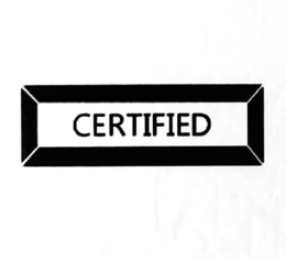 CERTIFIED