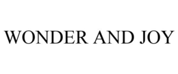 WONDER AND JOY