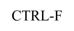 CTRL-F