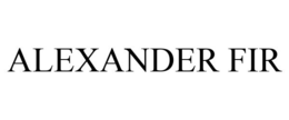 ALEXANDER FIR