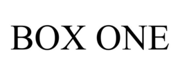 BOX ONE