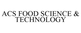 ACS FOOD SCIENCE & TECHNOLOGY