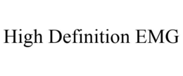 HIGH DEFINITION EMG