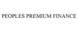 PEOPLES PREMIUM FINANCE