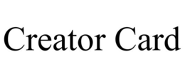 CREATOR CARD