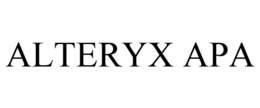 ALTERYX APA