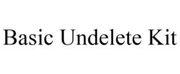 BASIC UNDELETE KIT