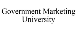 GOVERNMENT MARKETING UNIVERSITY
