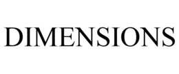 DIMENSIONS