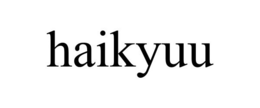HAIKYUU