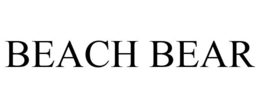 BEACH BEAR