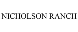 NICHOLSON RANCH