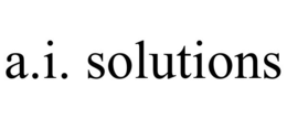 A.I. SOLUTIONS
