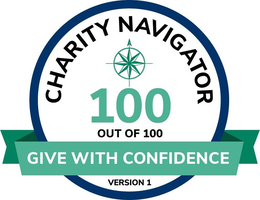 CHARITY NAVIGATOR 100 OUT OF 100 GIVE WITH CONFIDENCE VERSION 1