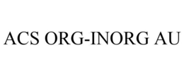 ACS ORG-INORG AU