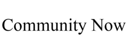 COMMUNITY NOW