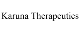 KARUNA THERAPEUTICS