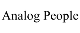 ANALOG PEOPLE