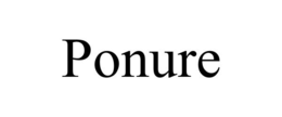 PONURE