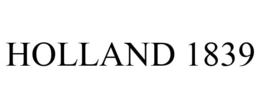 HOLLAND 1839