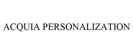 ACQUIA PERSONALIZATION