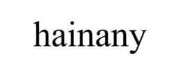 HAINANY