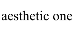 AESTHETIC ONE