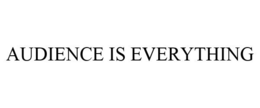 AUDIENCE IS EVERYTHING